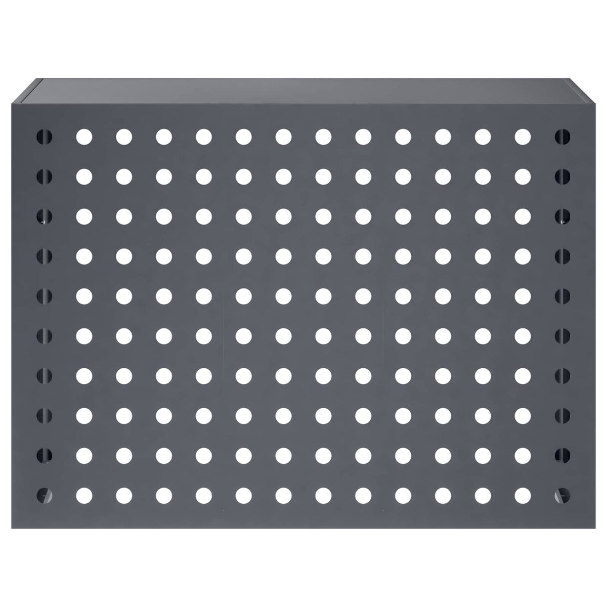 vidaXL Pokrywa do klimatyzatora antracytowy 110 x 50 x 80 cm Stal