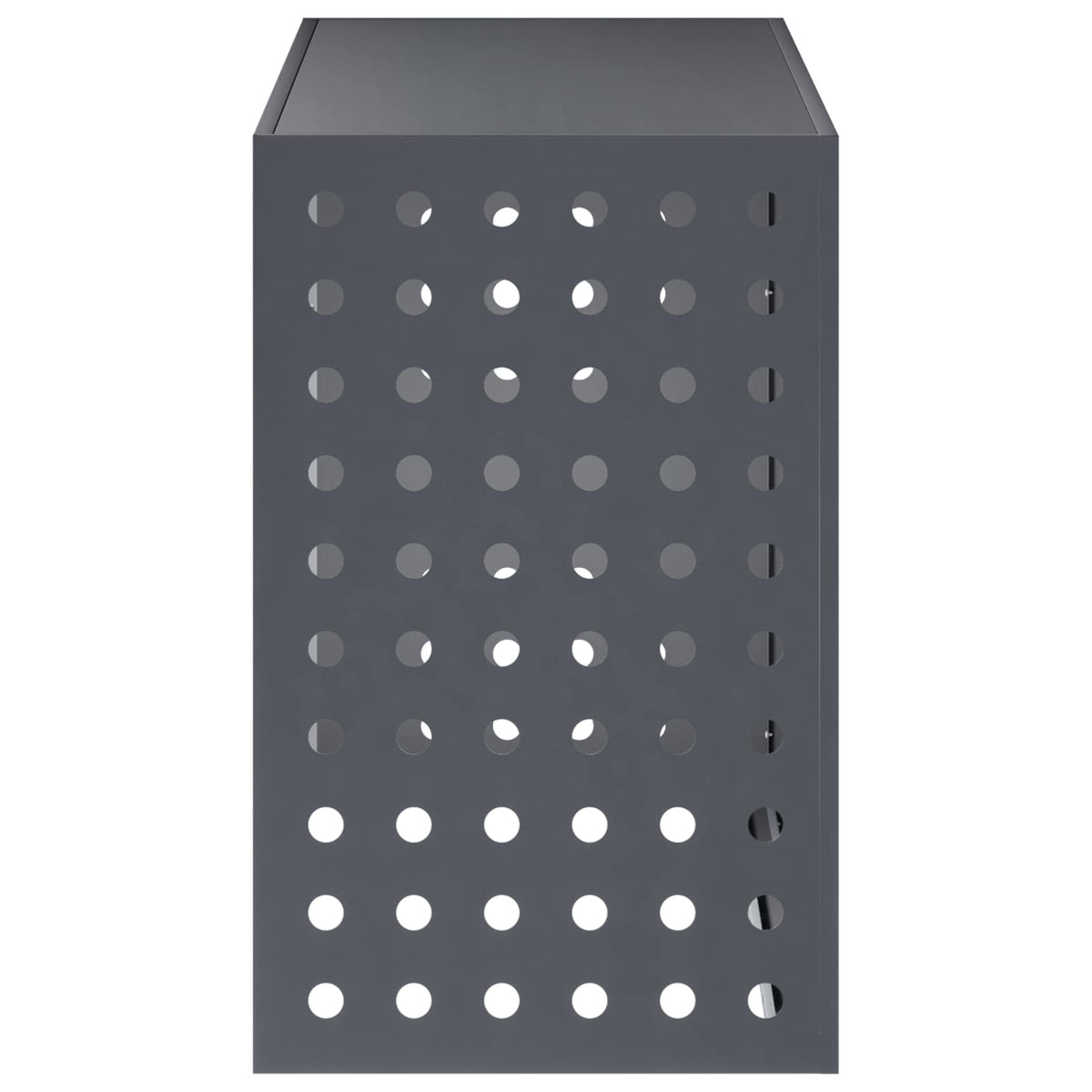 vidaXL Pokrywa do klimatyzatora antracytowy 110 x 50 x 80 cm Stal