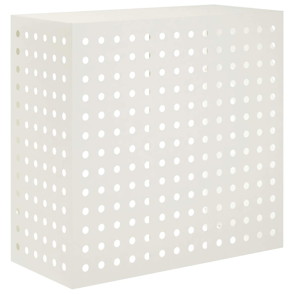 vidaXL Pokrywa do klimatyzatora Biały 110 x 50 x 105 cm Stal