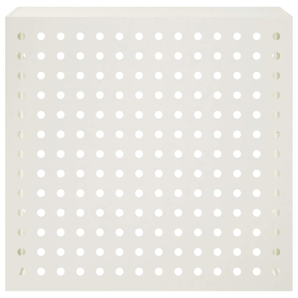 vidaXL Pokrywa do klimatyzatora Biały 110 x 50 x 105 cm Stal