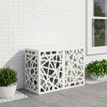 vidaXL Pokrywa do klimatyzatora Biały 90 x 40 x 60 cm Stal