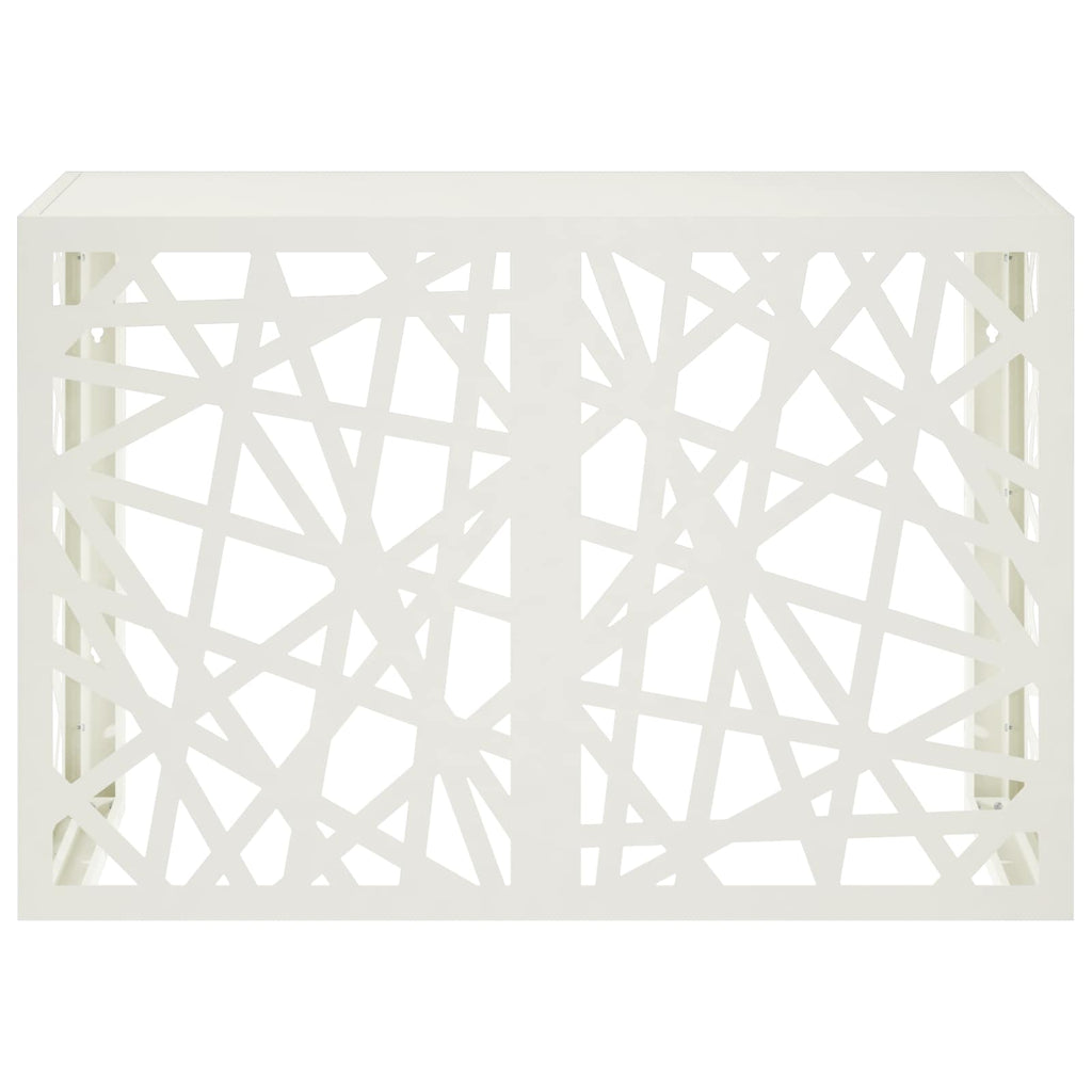vidaXL Pokrywa do klimatyzatora Biały 90 x 40 x 60 cm Stal