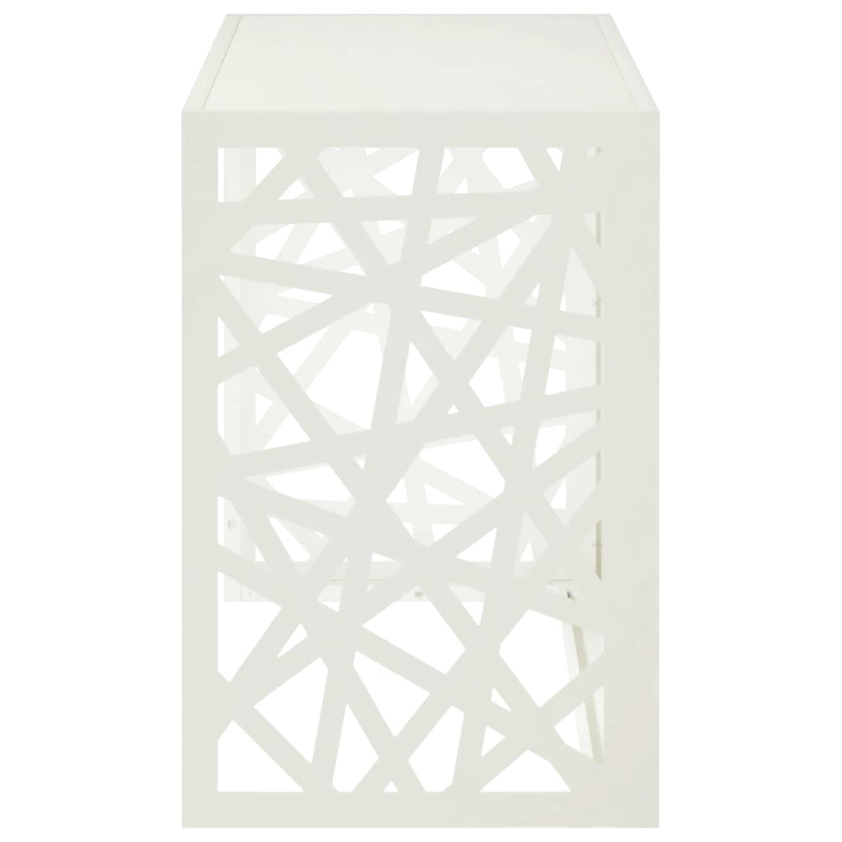 vidaXL Pokrywa do klimatyzatora Biały 90 x 40 x 60 cm Stal