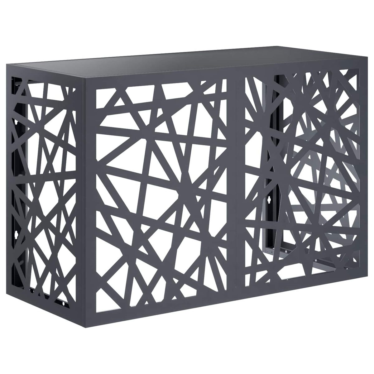 vidaXL Pokrywa do klimatyzatora antracytowy 90 x 40 x 60 cm Stal