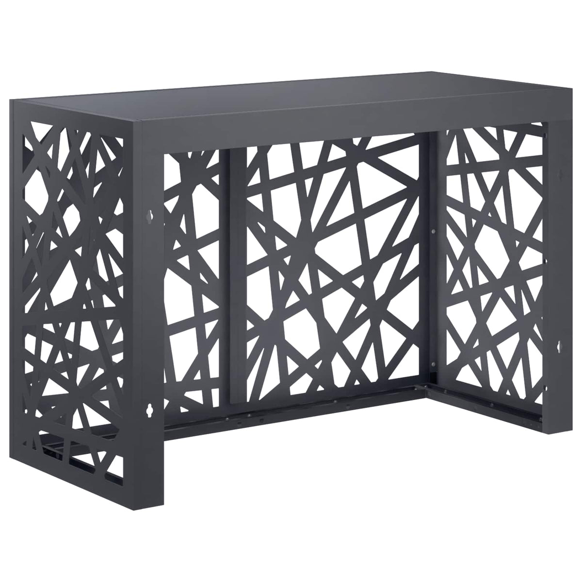 vidaXL Pokrywa do klimatyzatora antracytowy 90 x 40 x 60 cm Stal