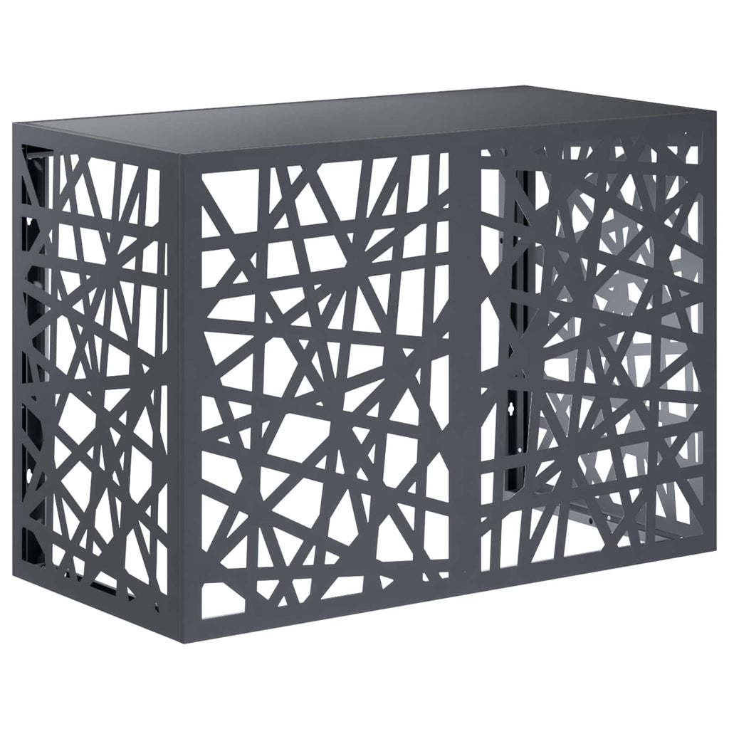 vidaXL Pokrywa do klimatyzatora antracytowy 100 x 50 x 70 cm Stal
