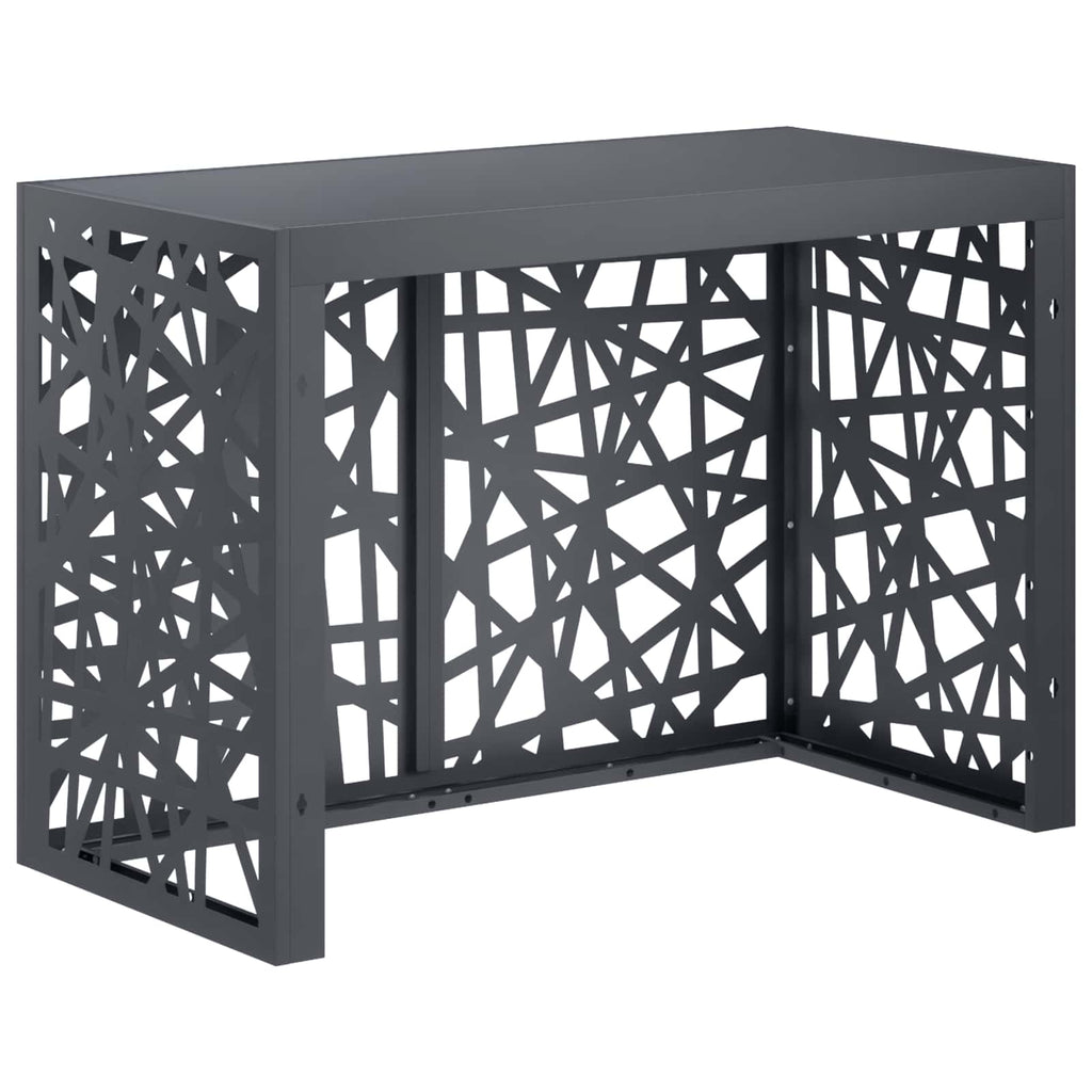 vidaXL Pokrywa do klimatyzatora antracytowy 100 x 50 x 70 cm Stal