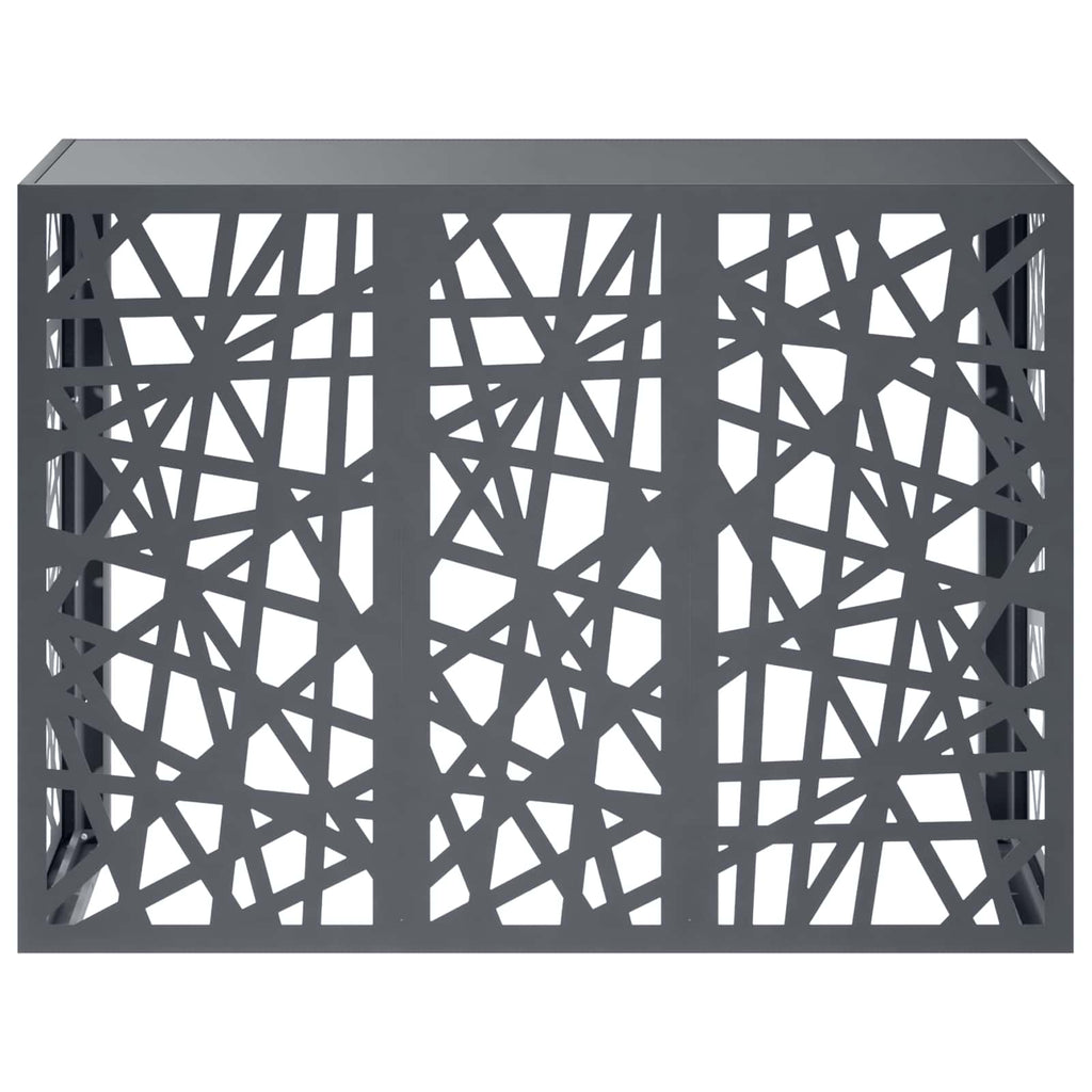 vidaXL Pokrywa do klimatyzatora antracytowy 110 x 50 x 80 cm Stal