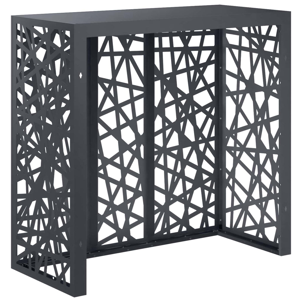 vidaXL Pokrywa do klimatyzatora antracytowy 110 x 50 x 105 cm Stal
