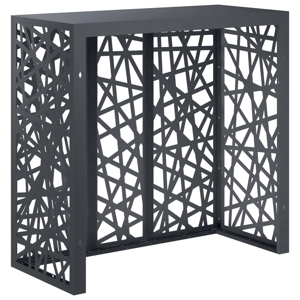 vidaXL Pokrywa do klimatyzatora antracytowy 110 x 50 x 105 cm Stal