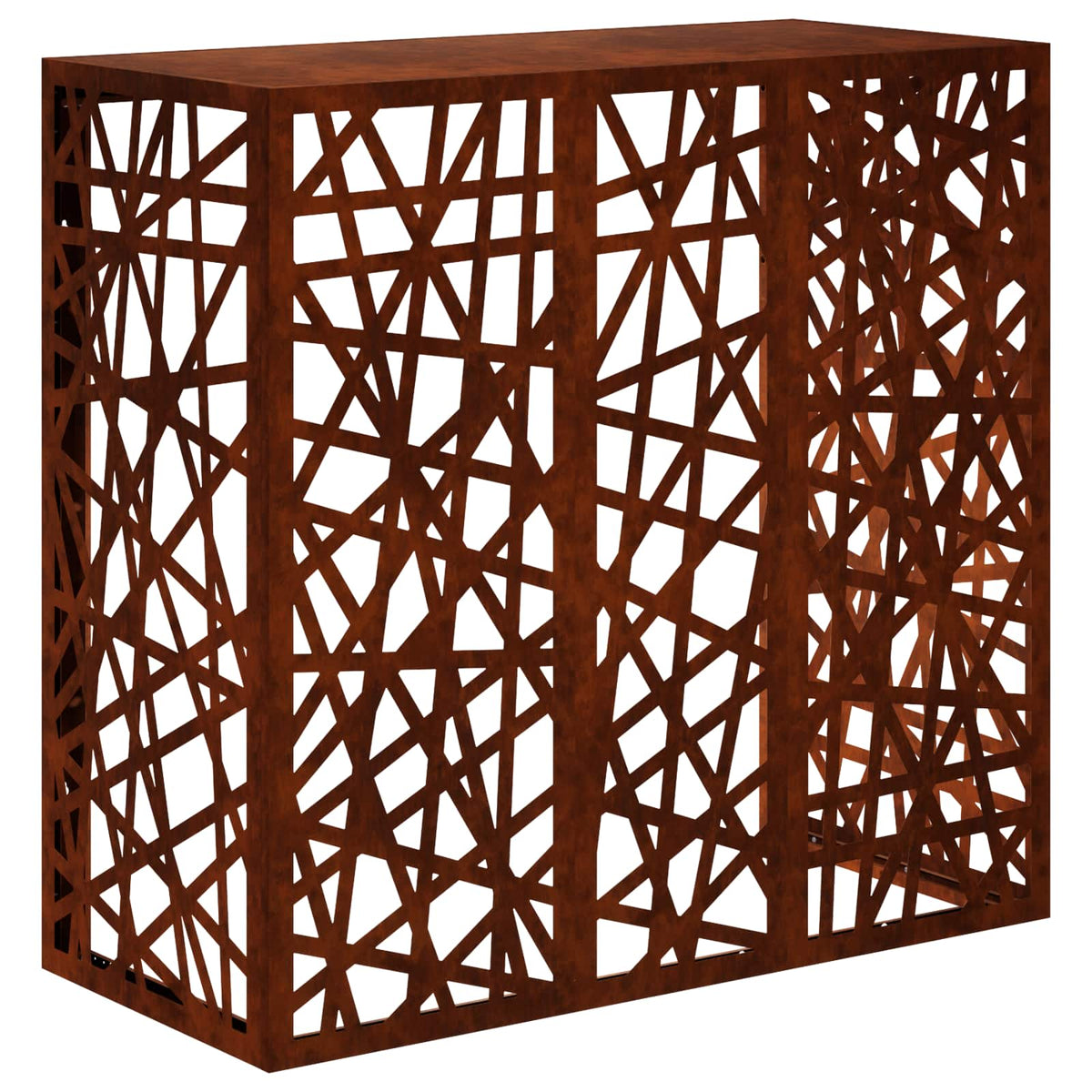 vidaXL Pokrywa do klimatyzatora Rdzawy 110 x 50 x 105 cm