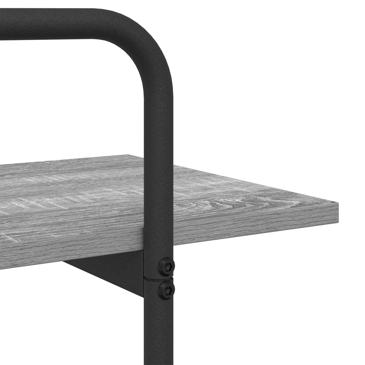 vidaXL Regał na książki 5 poziomów 100 x 35 x 175,5 cm PB Szary Sonoma