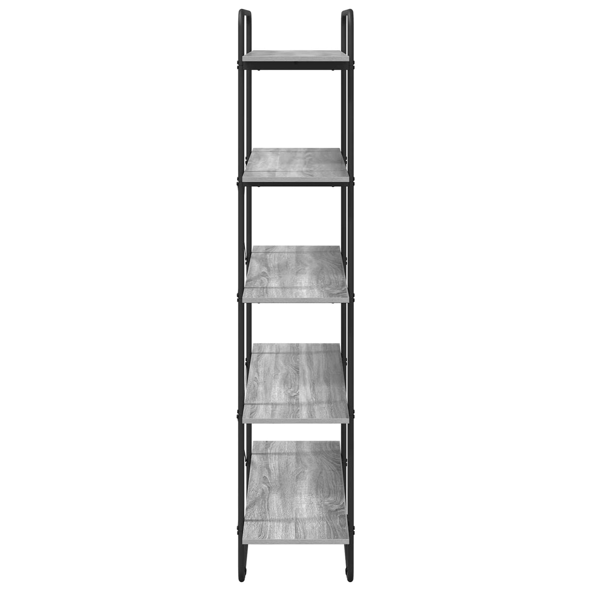 vidaXL Regał na książki 5 poziomów 100 x 35 x 175,5 cm PB Szary Sonoma