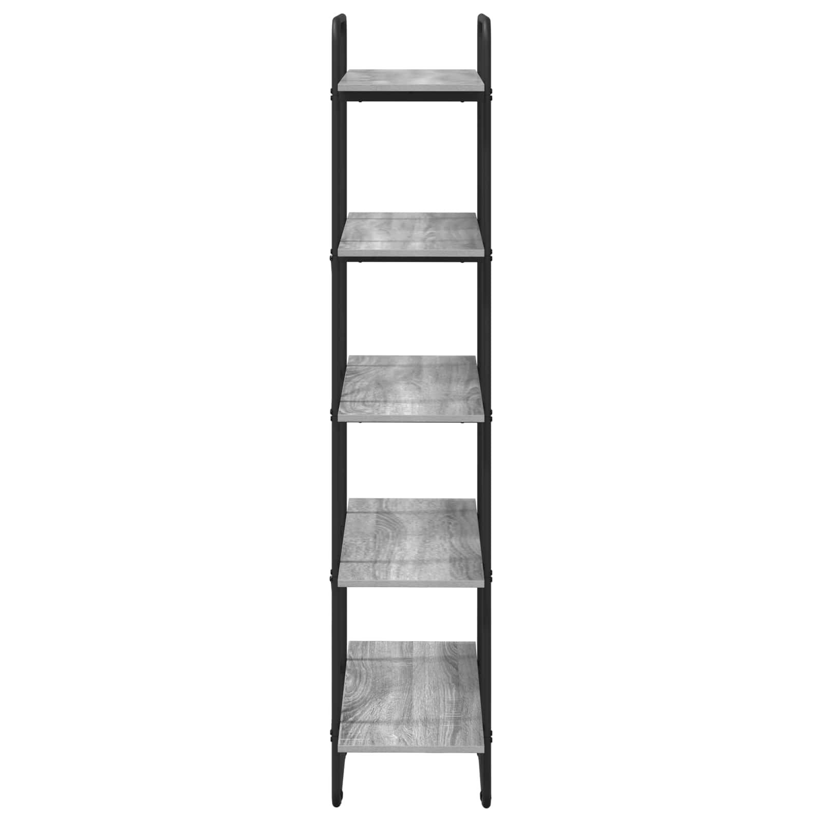 vidaXL Regał na książki 5 poziomów 80 x 35 x 175,5 cm PB Szary Sonoma