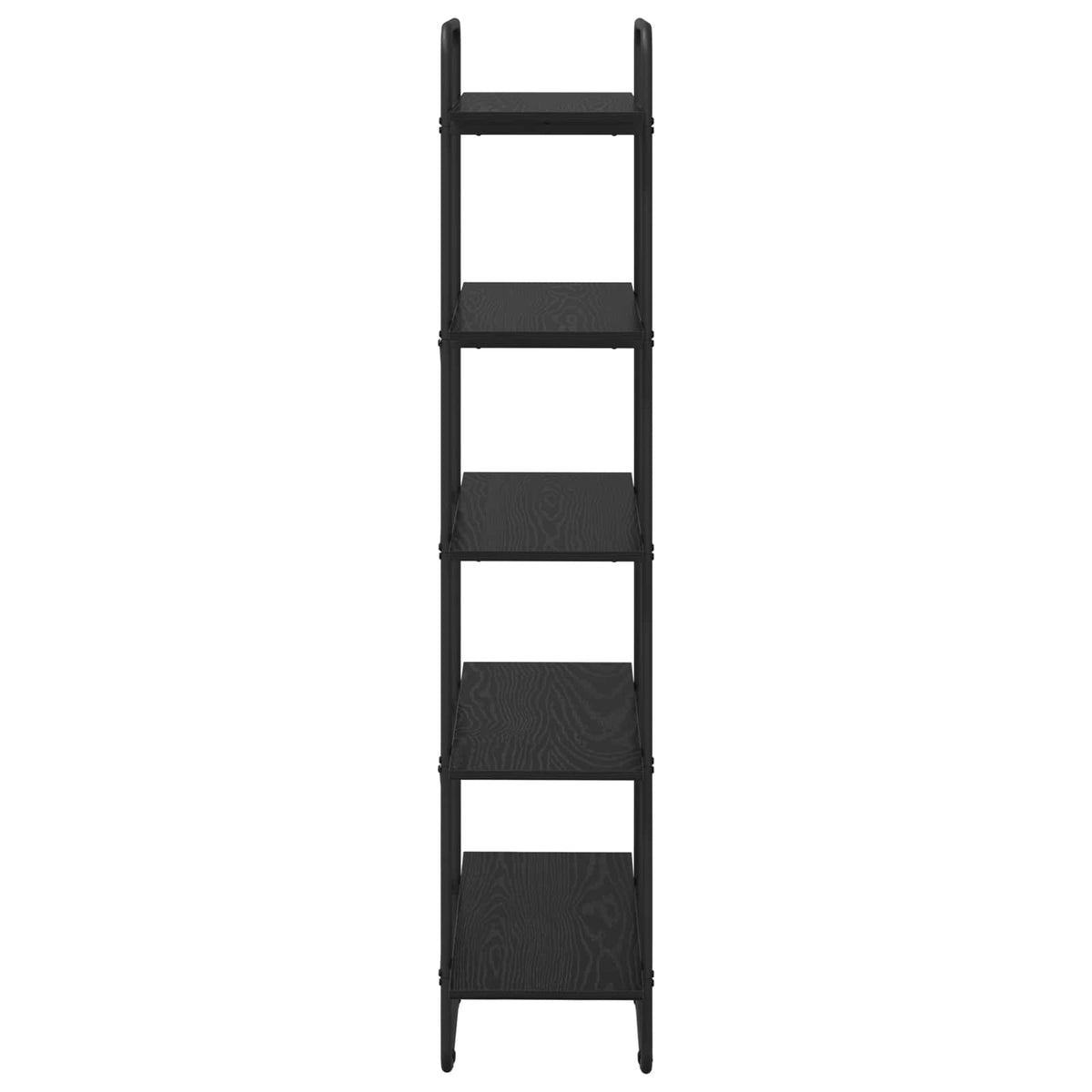 vidaXL Regał na książki 5 poziomów 60 x 35 x 175,5 cm PB Czarny dąb