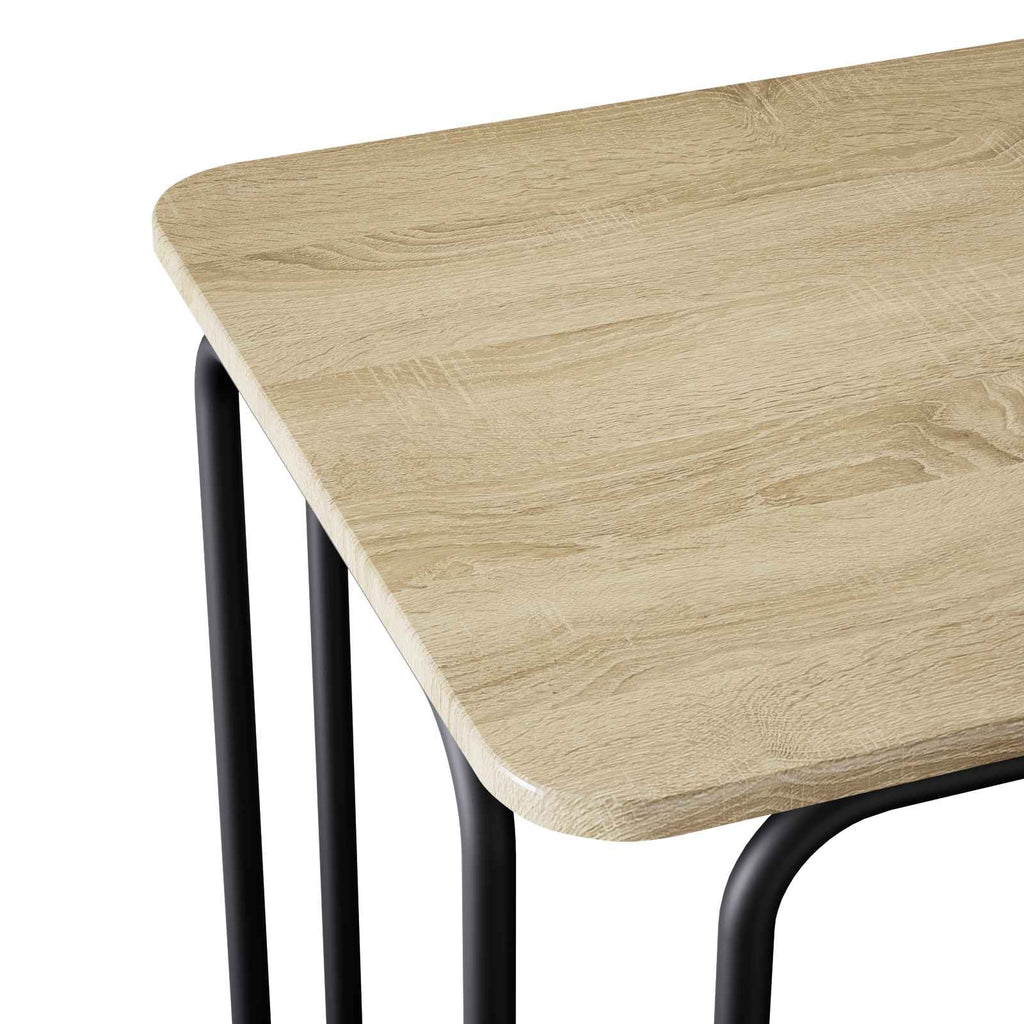 vidaXL Stół jadalny 100 x 50 x 75 cm Drewno inżynieryjne dąb Sonoma