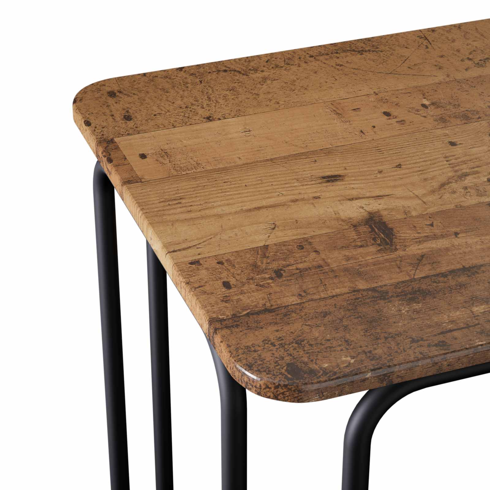 vidaXL Stół jadalny 100 x 50 x 75 cm Drewno inżynieryjne Stare drewno