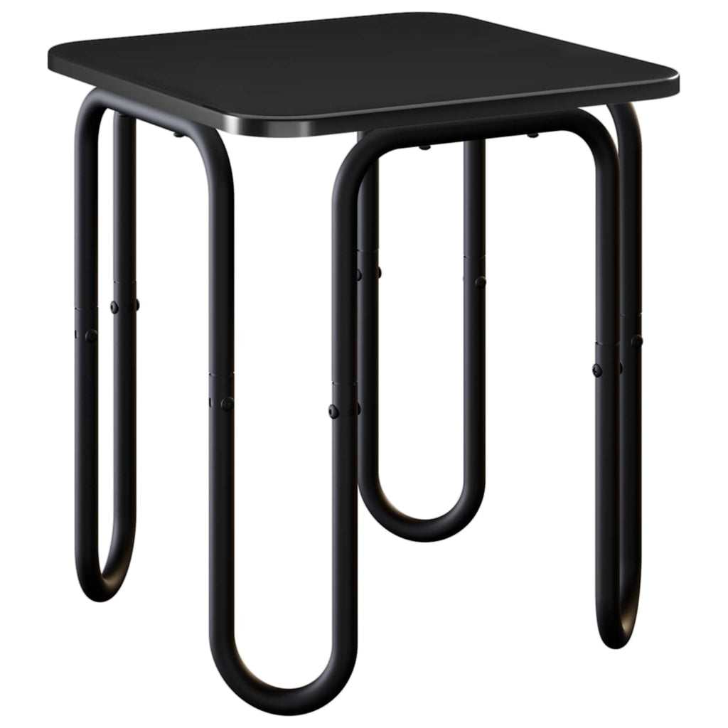 vidaXL Stolik kawowy Czarny 40 x 40 x 45 cm Drewno inżynieryjne