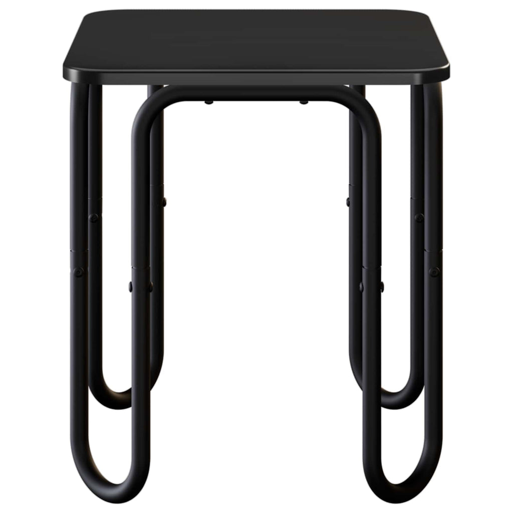 vidaXL Stolik kawowy Czarny 40 x 40 x 45 cm Drewno inżynieryjne