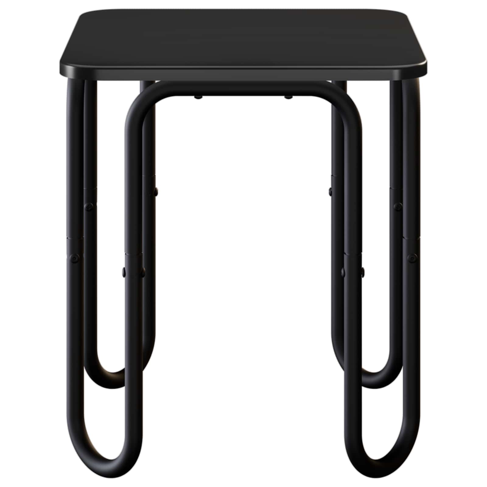 vidaXL Stolik kawowy Czarny 40 x 40 x 45 cm Drewno inżynieryjne