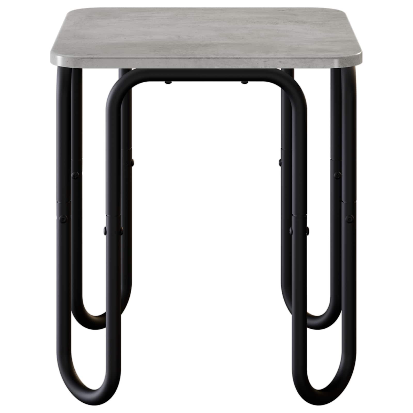 vidaXL Stolik kawowy Betonowy szary 40 x 40 x 45 cm