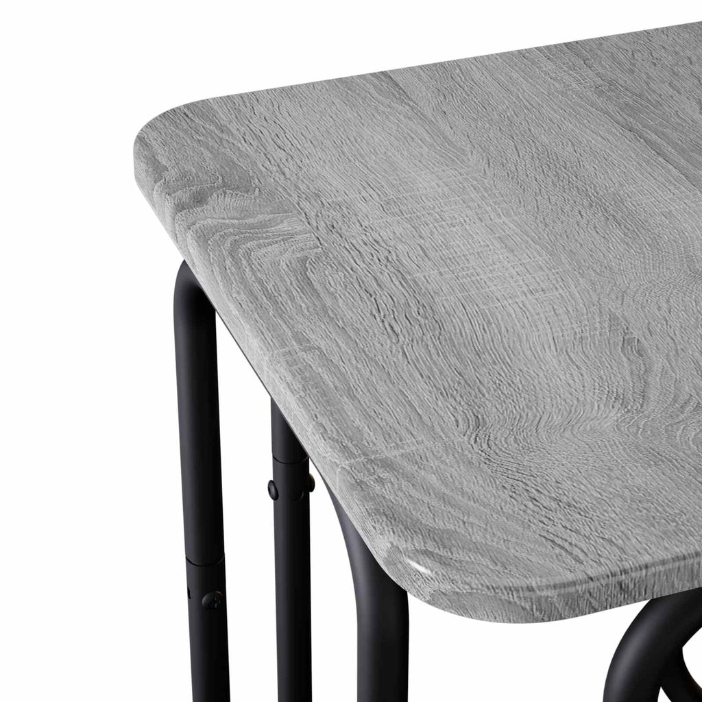 vidaXL Stolik kawowy Szary Sonoma 40 x 40 x 45 cm Drewno inżynieryjne