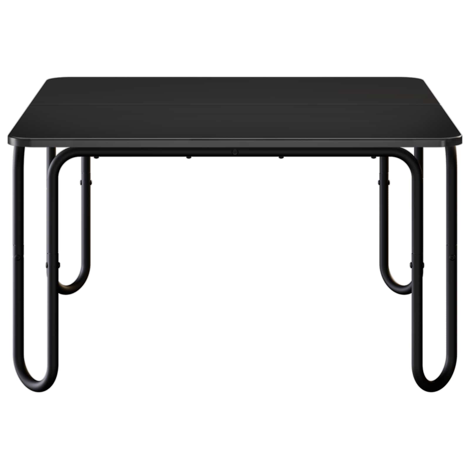 vidaXL Stolik kawowy Czarny 59 x 59 x 45 cm Drewno inżynieryjne