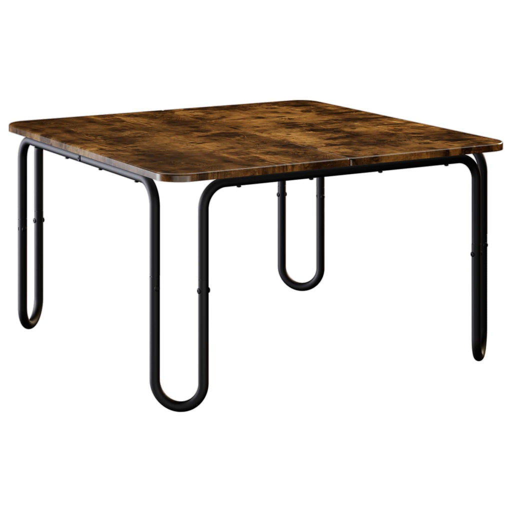 vidaXL Stolik kawowy Dąb wędzony 59 x 59 x 45 cm Drewno inżynieryjne