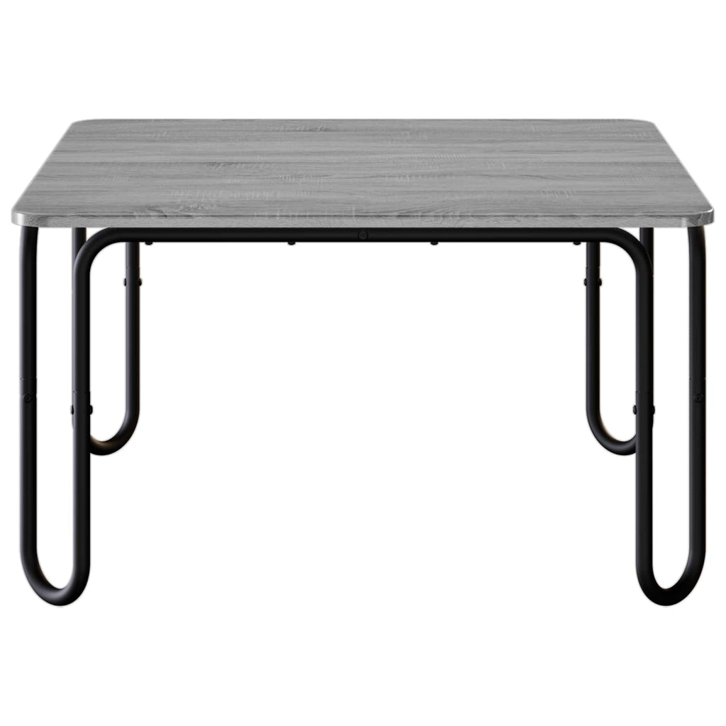 vidaXL Stolik kawowy Szary Sonoma 59 x 59 x 45 cm Drewno inżynieryjne