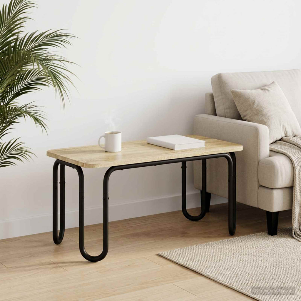 vidaXL Stolik kawowy dąb Sonoma 79,5 x 40 x 36 cm Drewno inżynieryjne