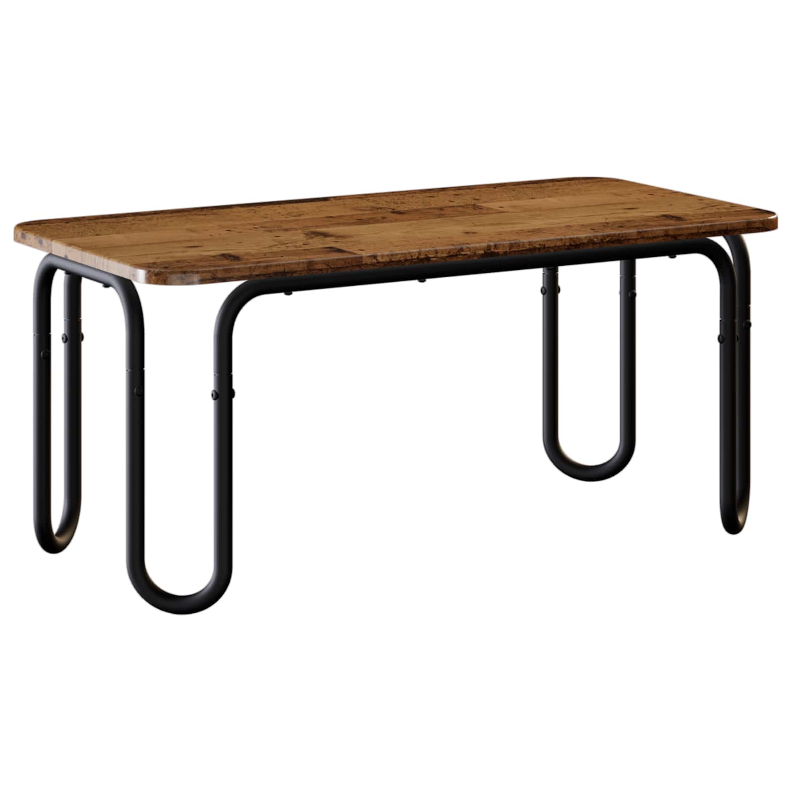 vidaXL Stolik kawowy Stare drewno 79,5 x 40 x 36 cm