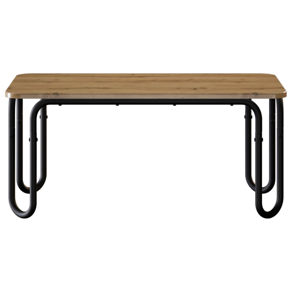 vidaXL Stolik kawowy Dąb artisan 79,5 x 40 x 36 cm Drewno inżynieryjne