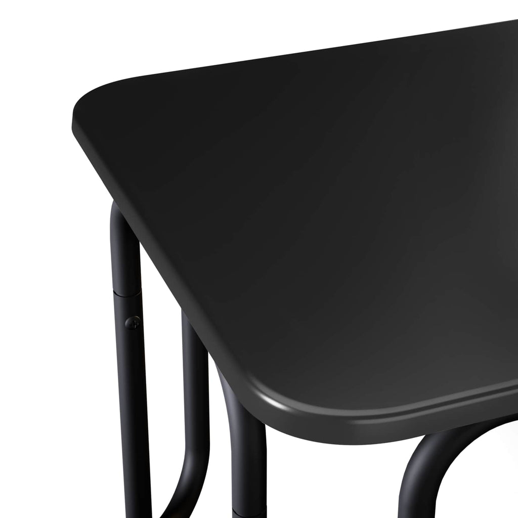 vidaXL Stolik kawowy Czarny 100 x 50 x 45 cm Drewno inżynieryjne