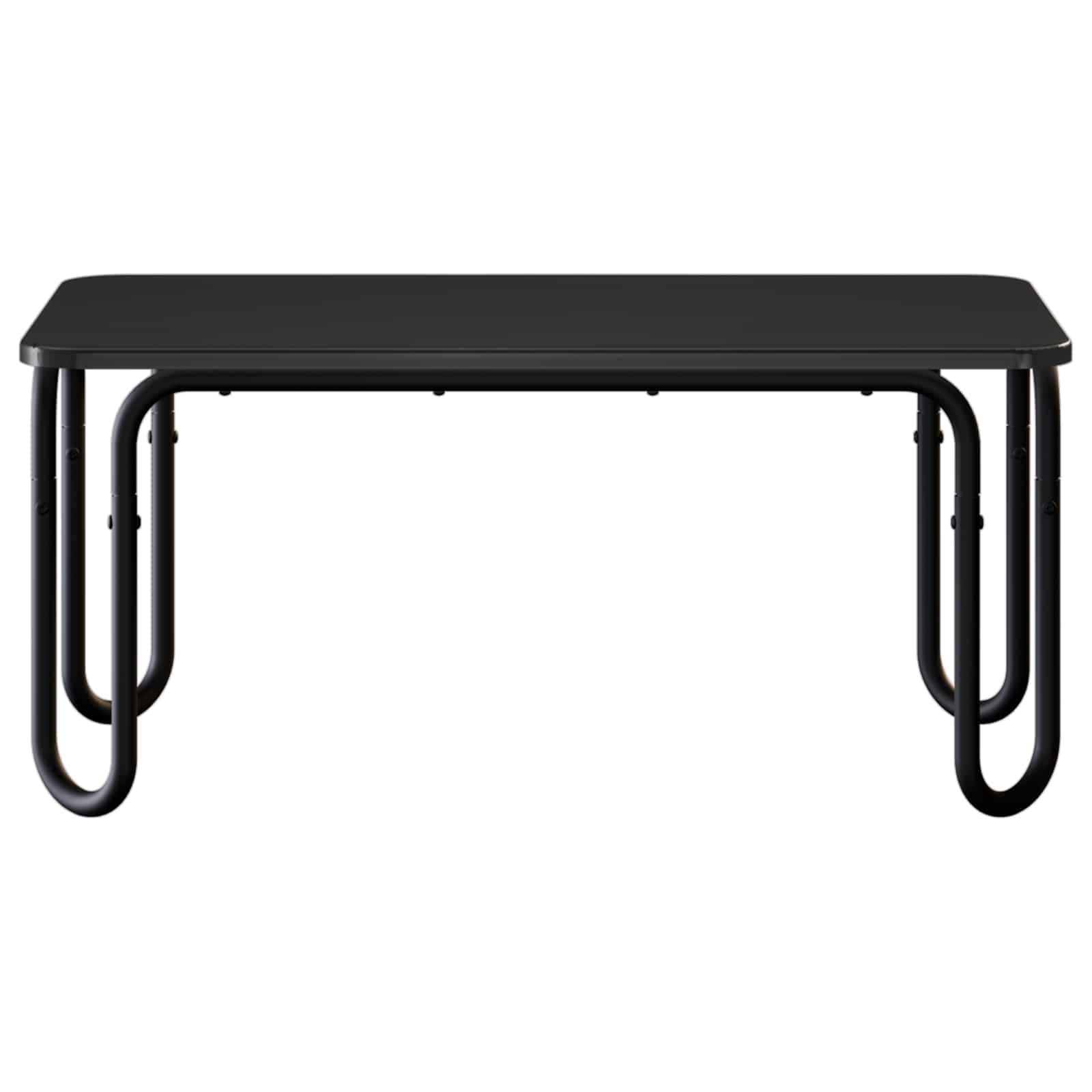 vidaXL Stolik kawowy Czarny 100 x 50 x 45 cm Drewno inżynieryjne