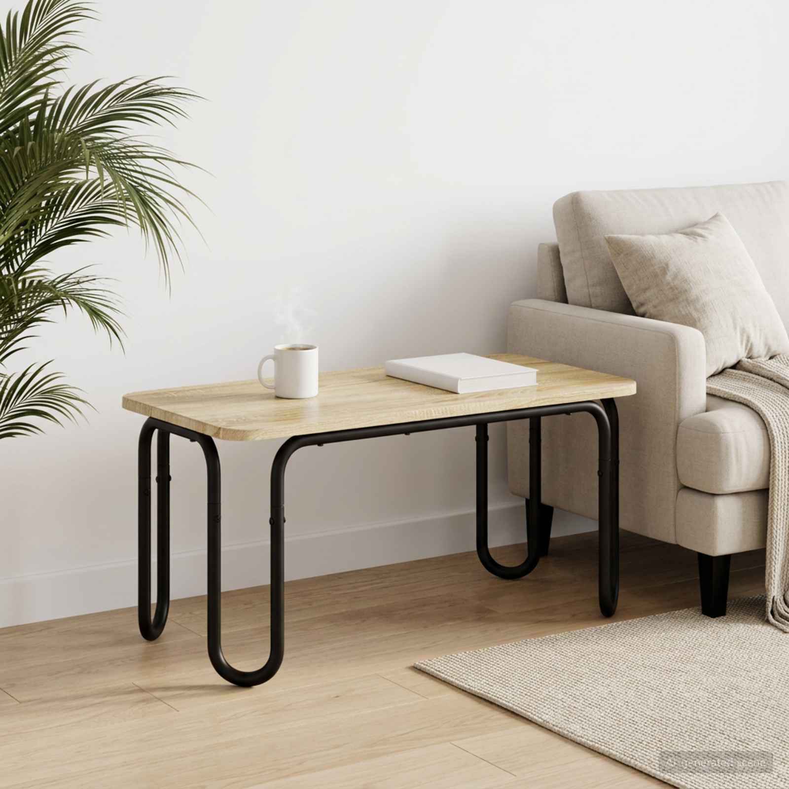 vidaXL Stolik kawowy dąb Sonoma 100 x 50 x 45 cm Drewno inżynieryjne
