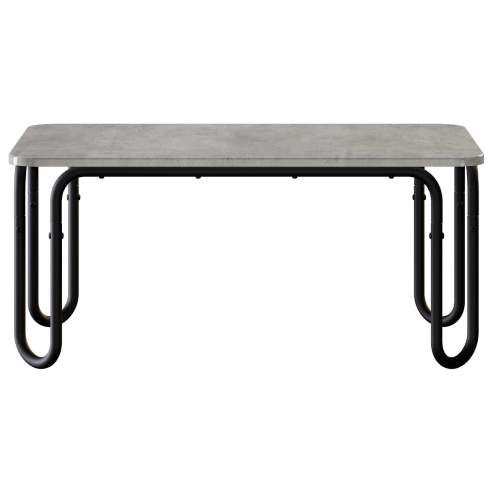vidaXL Stolik kawowy Betonowy szary 100 x 50 x 45 cm