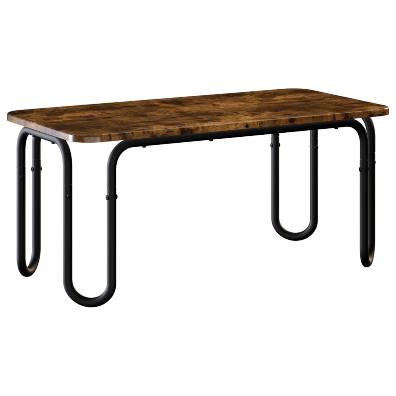 vidaXL Stolik kawowy Dąb wędzony 100 x 50 x 45 cm Drewno inżynieryjne