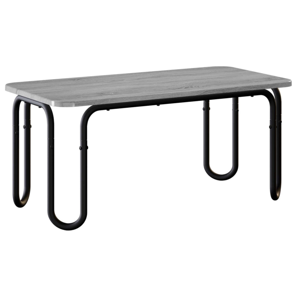 vidaXL Stolik kawowy Szary Sonoma 100 x 50 x 45 cm Drewno inżynieryjne