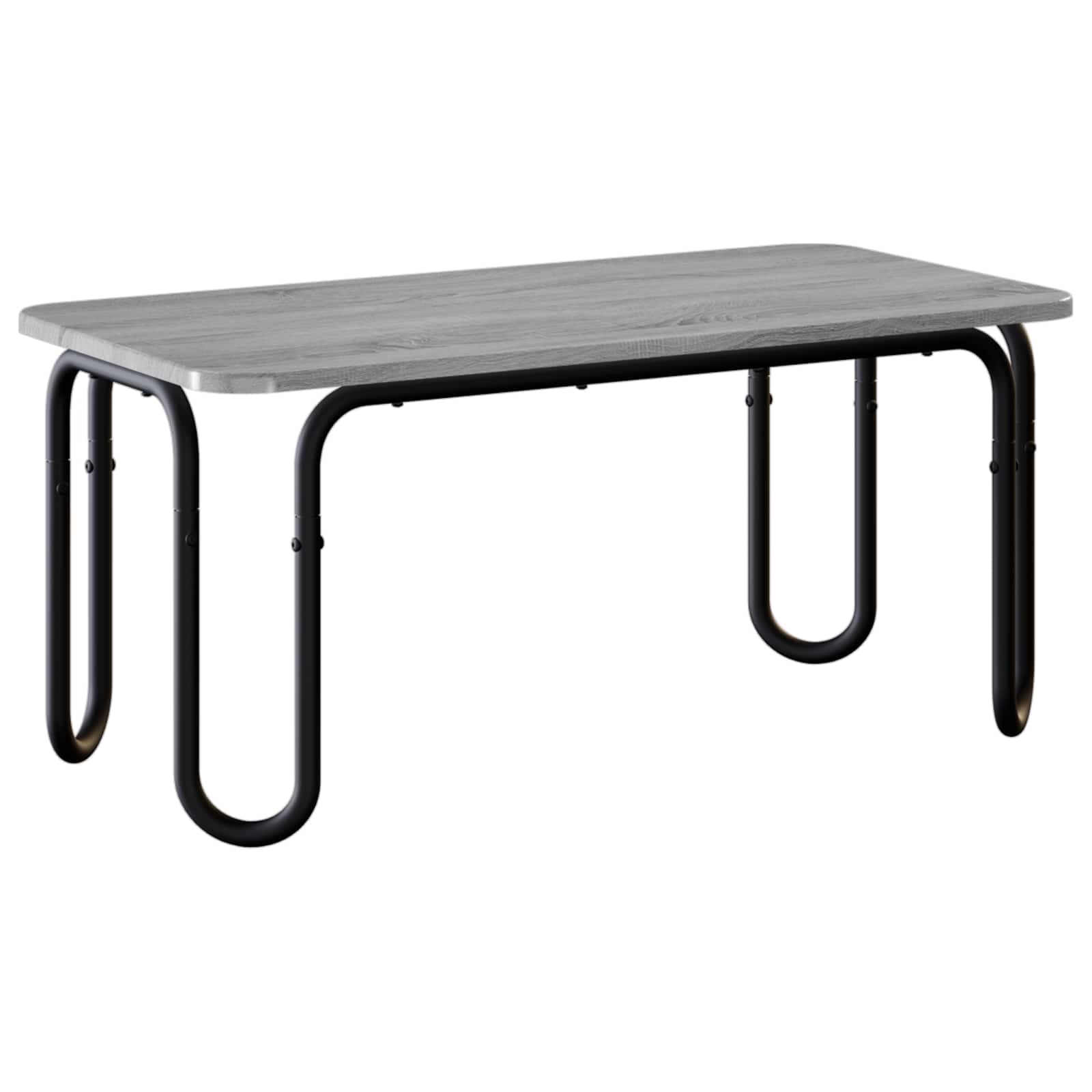vidaXL Stolik kawowy Szary Sonoma 100 x 50 x 45 cm Drewno inżynieryjne