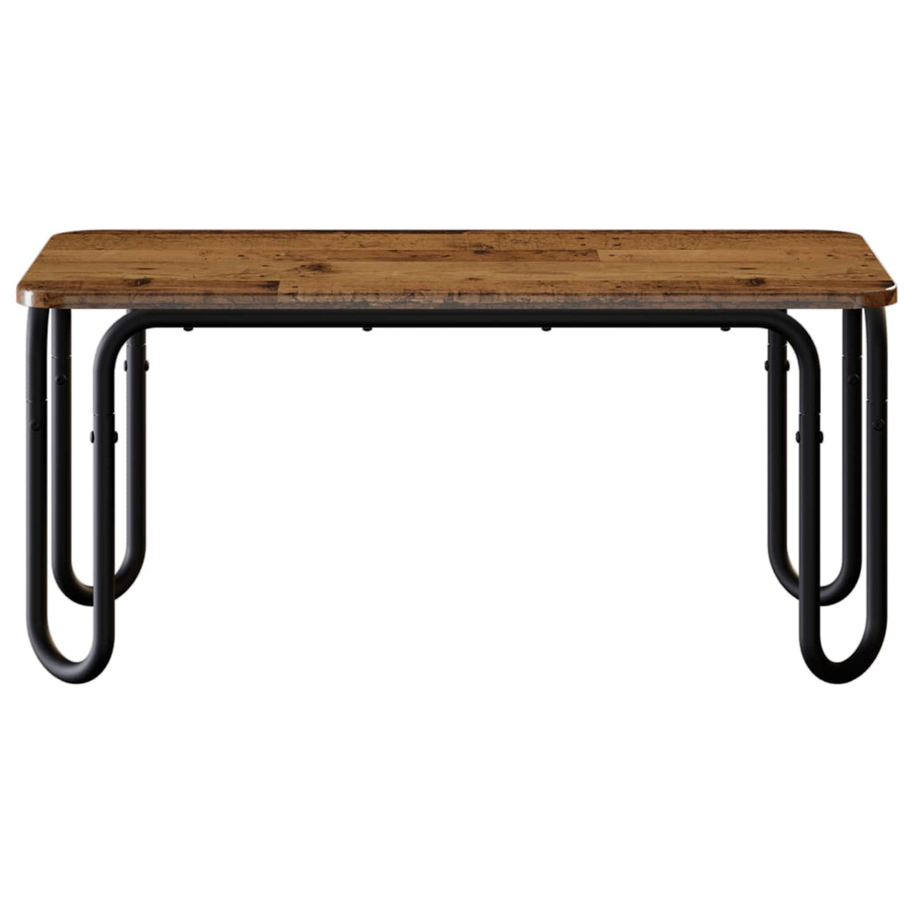 vidaXL Stolik kawowy Stare drewno 100 x 50 x 45 cm Drewno inżynieryjne