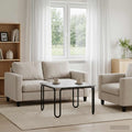 vidaXL Stolik kawowy Szary Sonoma 79,5 x 79,5 x 45 cm