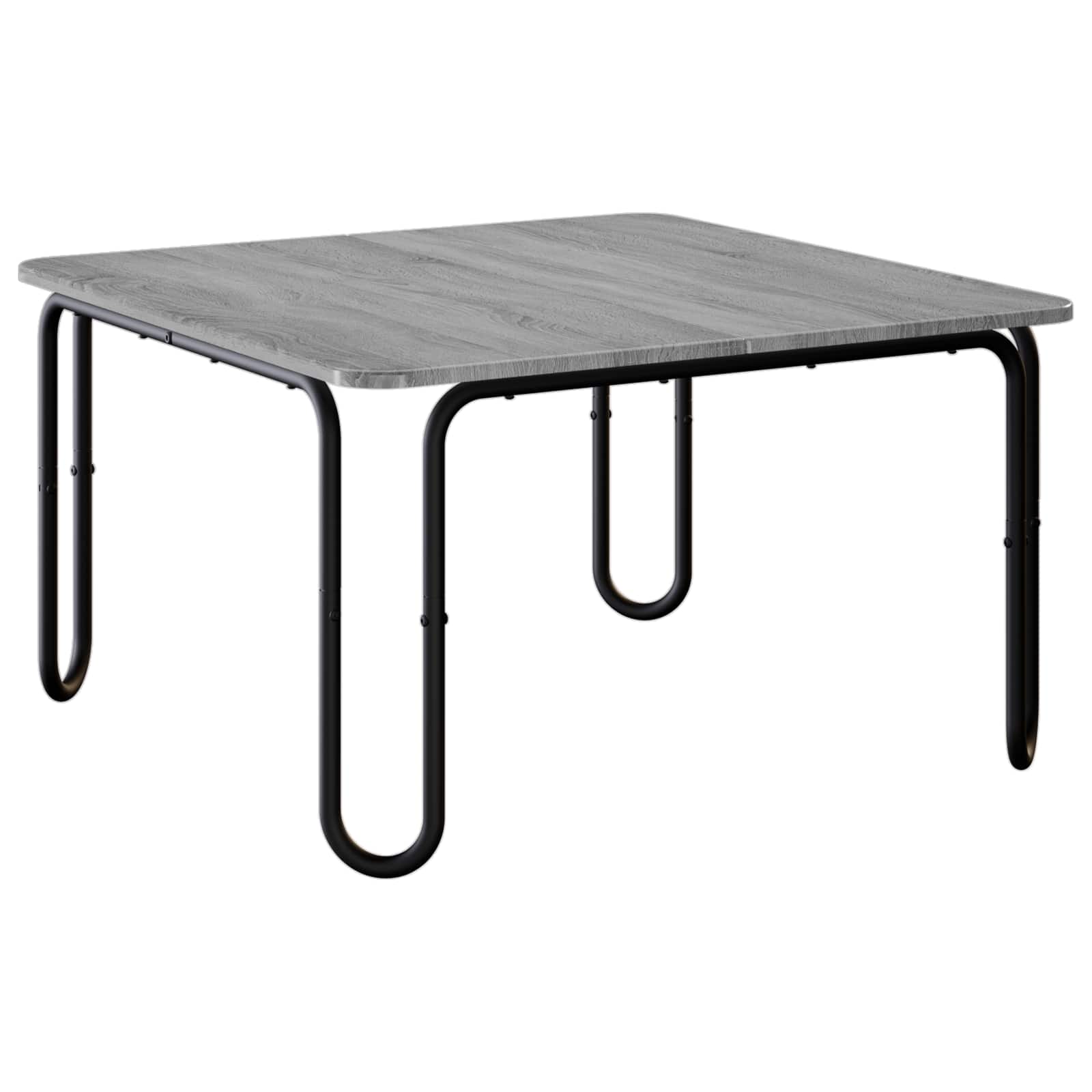 vidaXL Stolik kawowy Szary Sonoma 79,5 x 79,5 x 45 cm