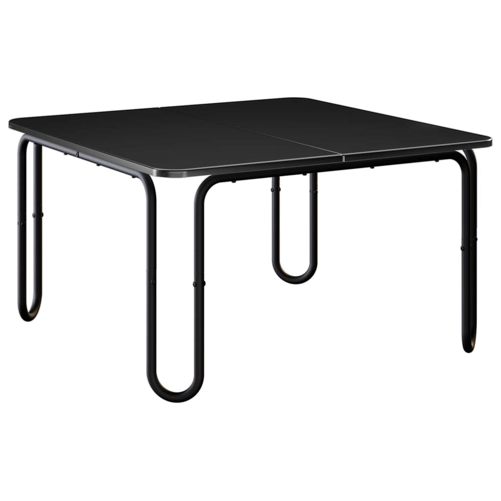 vidaXL Stolik kawowy Czarny 100 x 100 x 45 cm Drewno inżynieryjne