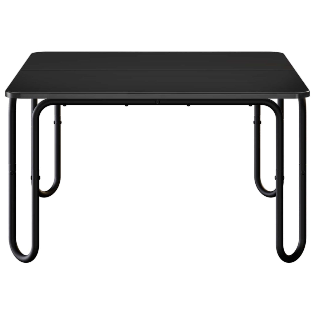 vidaXL Stolik kawowy Czarny 100 x 100 x 45 cm Drewno inżynieryjne