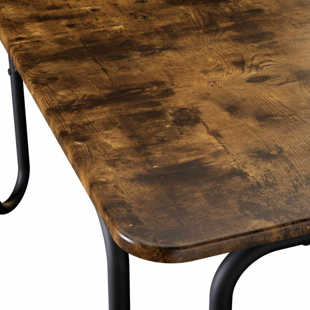 vidaXL Stolik kawowy Dąb wędzony 100 x 100 x 45 cm Drewno inżynieryjne
