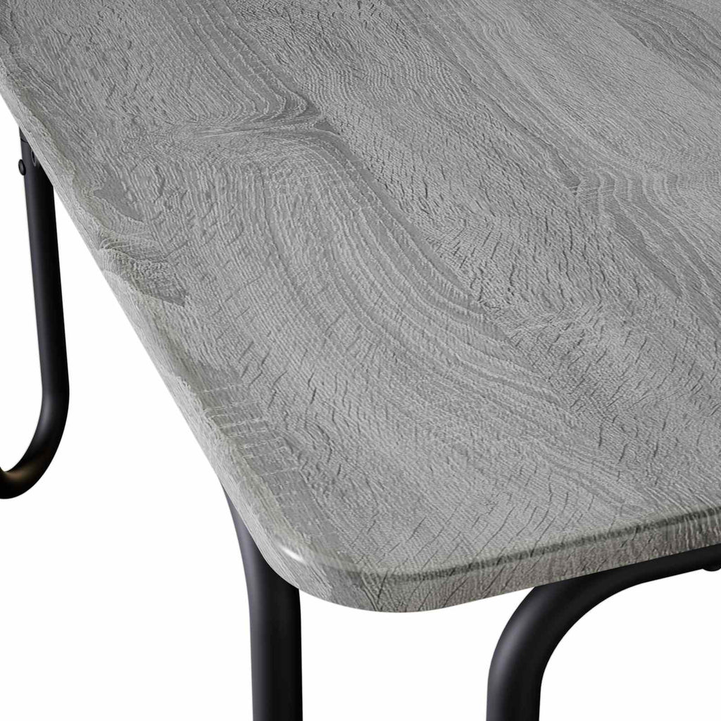 vidaXL Stolik kawowy Szary Sonoma 100 x 100 x 45 cm