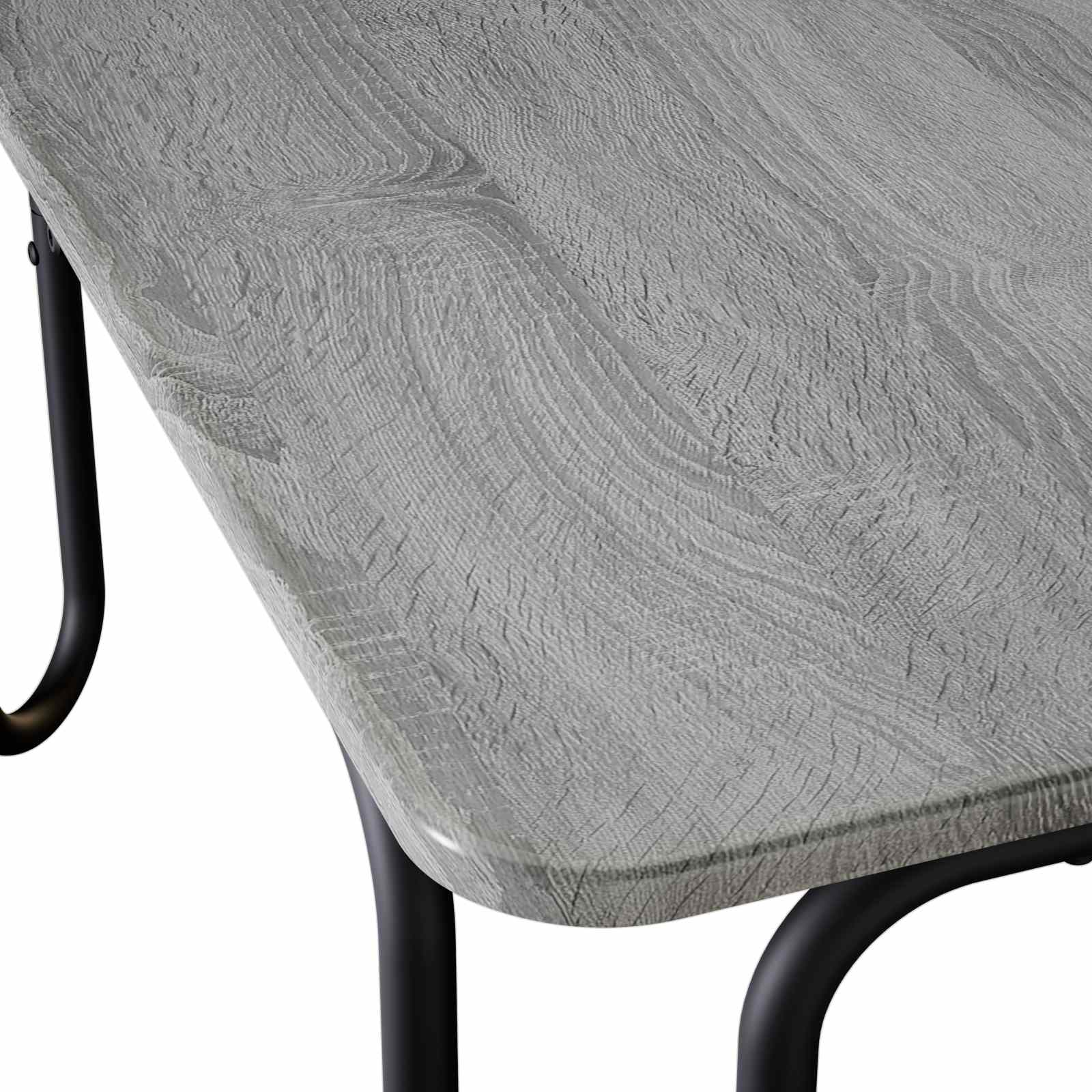 vidaXL Stolik kawowy Szary Sonoma 100 x 100 x 45 cm