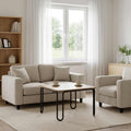 vidaXL Stolik kawowy Dąb artisan 100 x 100 x 45 cm Drewno inżynieryjne