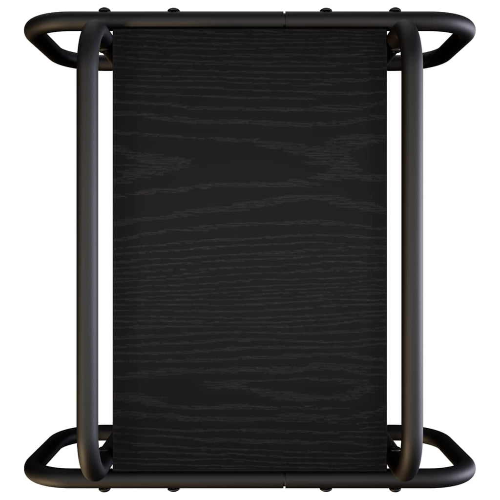 vidaXL Stolik kawowy Czarny dąb 40 x 40 x 51 cm Drewno inżynieryjne