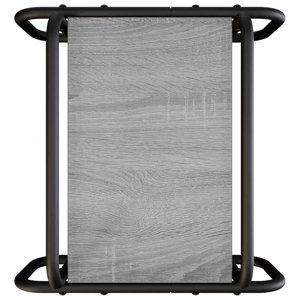 vidaXL Stolik kawowy Szary Sonoma 40 x 40 x 51 cm Drewno inżynieryjne